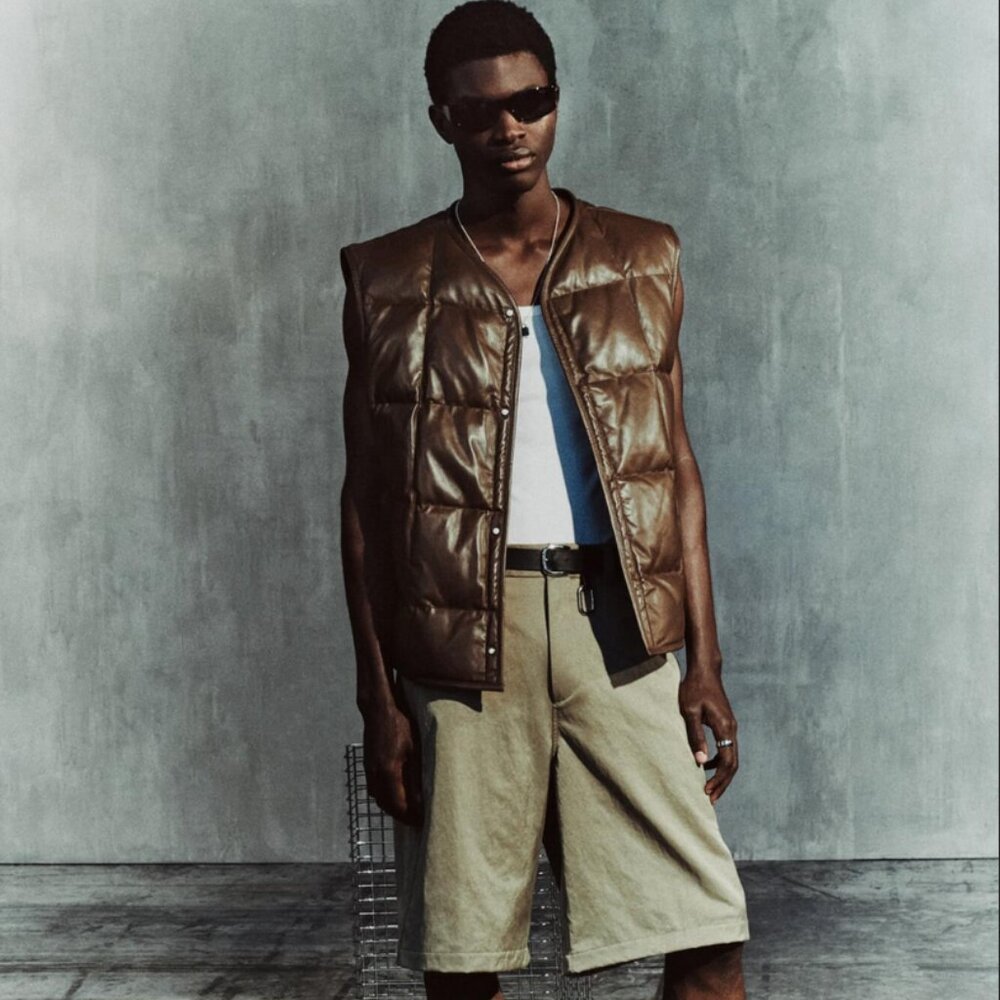 Zara Man Edition 'AW23 Hi-Tech Bermuda Shorts